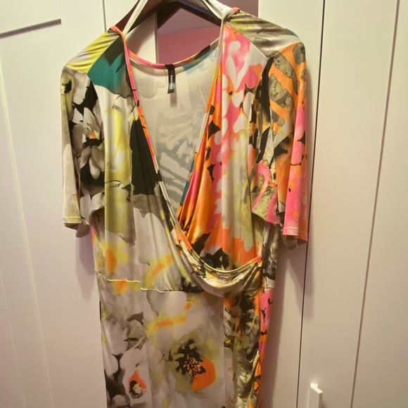 Unique Designer Print Dress - Picture 2 of 5